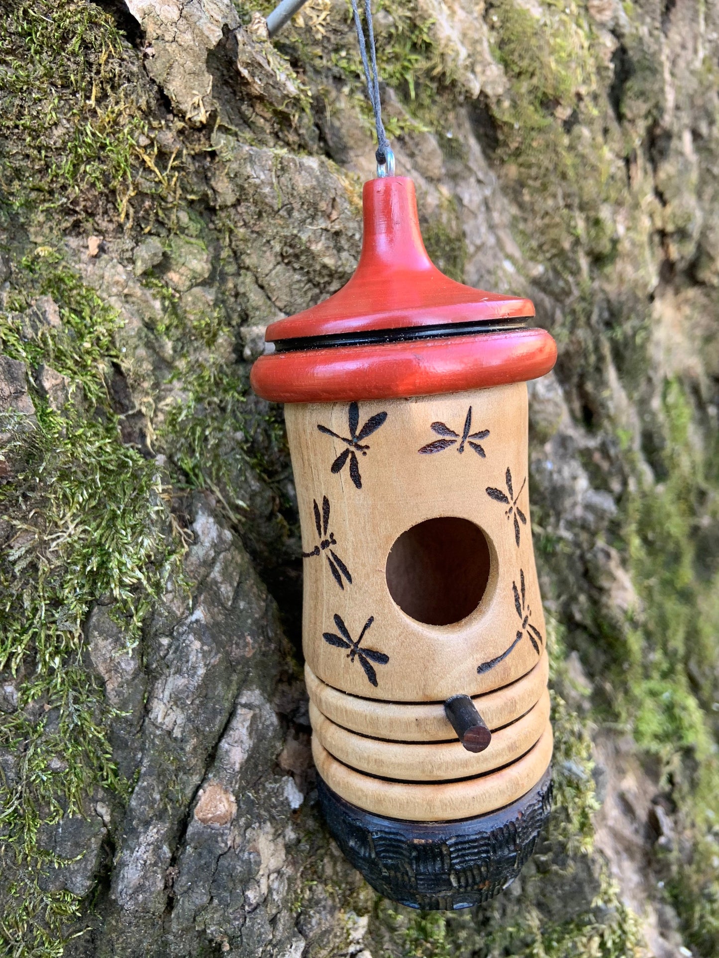 Dragonfly Lantern Hummingbird House, Birdhouse, Nester