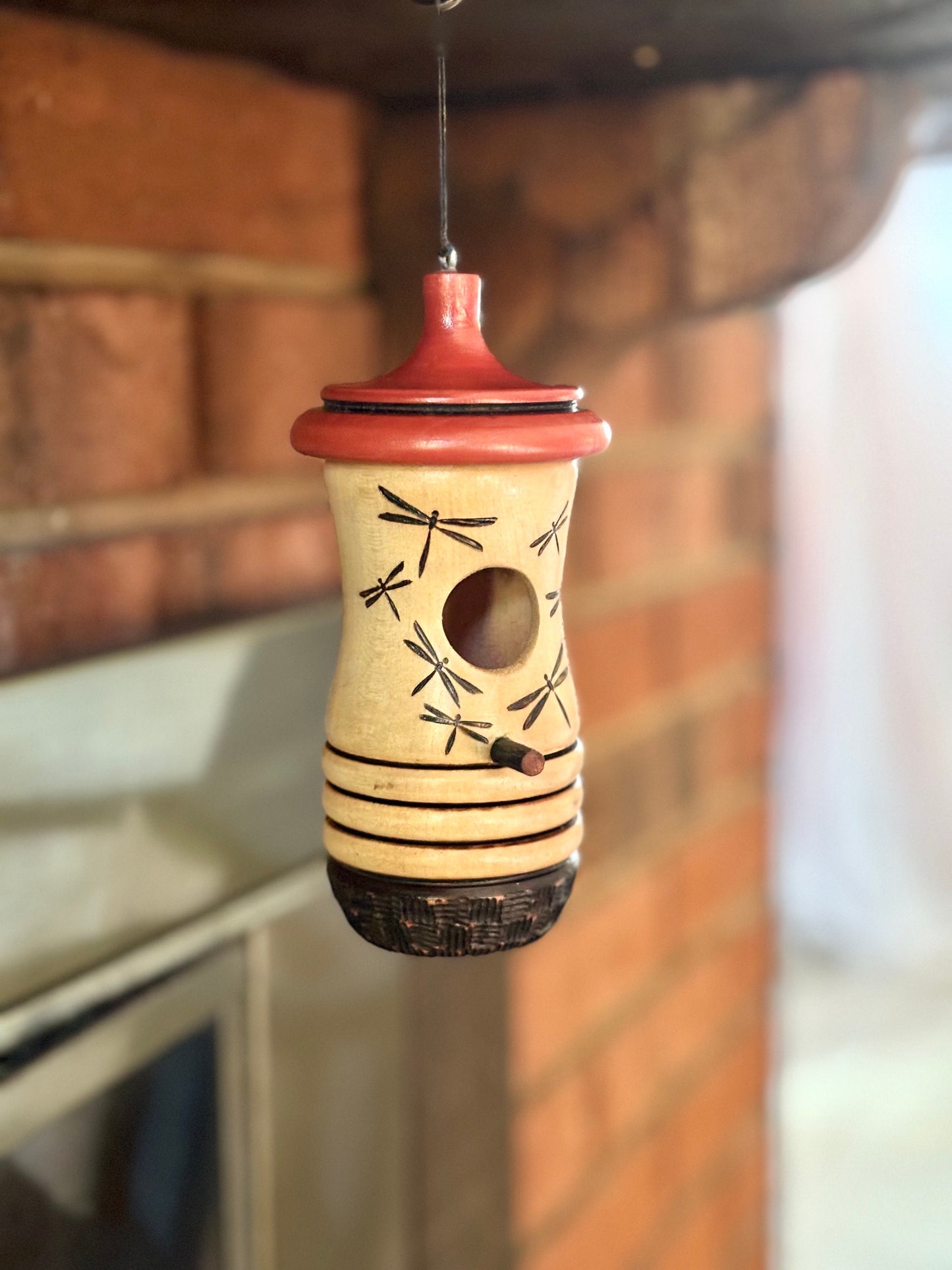 Dragonfly Lantern Hummingbird House, Birdhouse, Nester