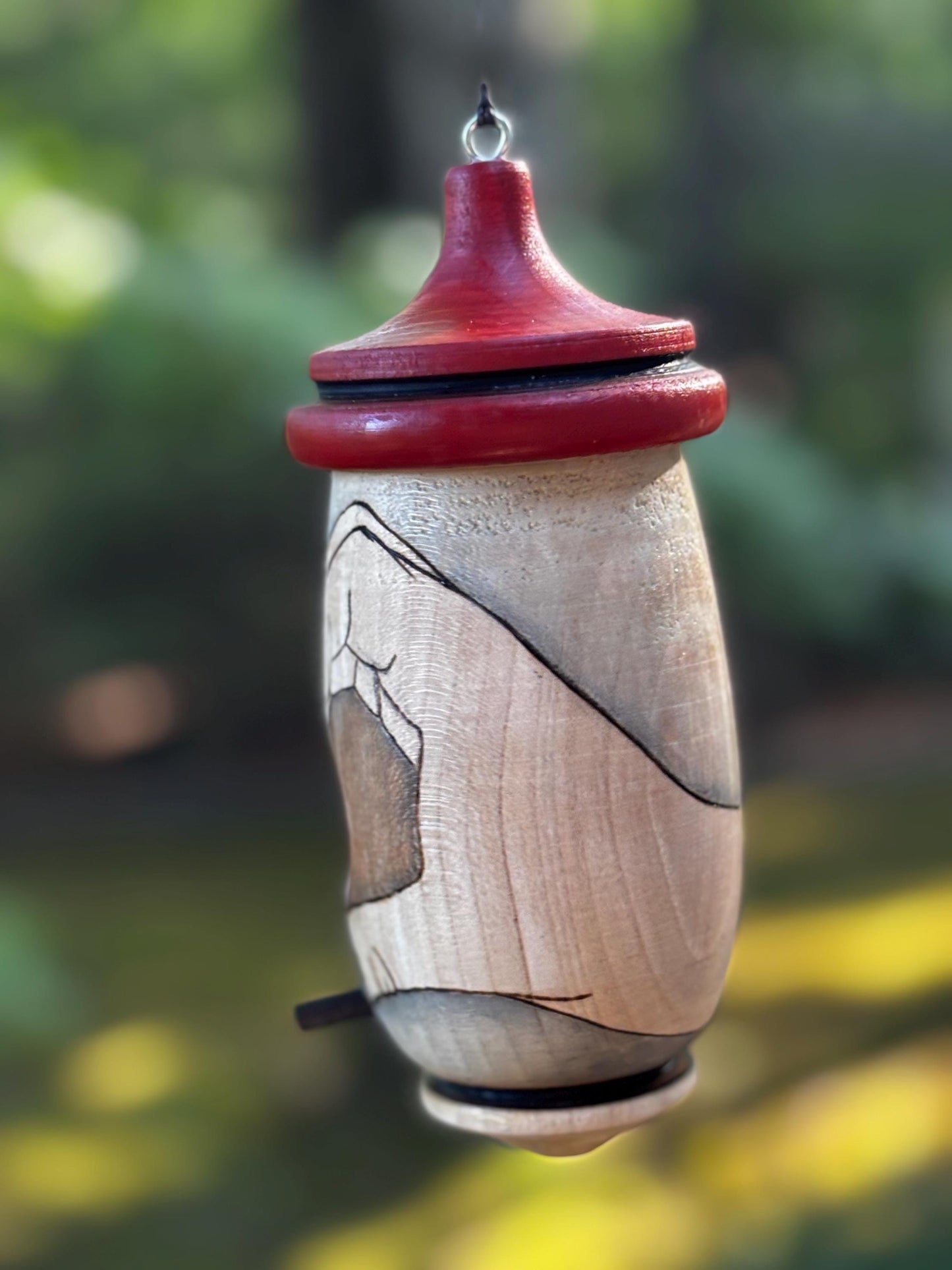 Hummingbird Birdhouse, Heart Hands, Handmade Garden Art, Gift for Swifties and Bird Lovers, Valentines For Someone who has Everything