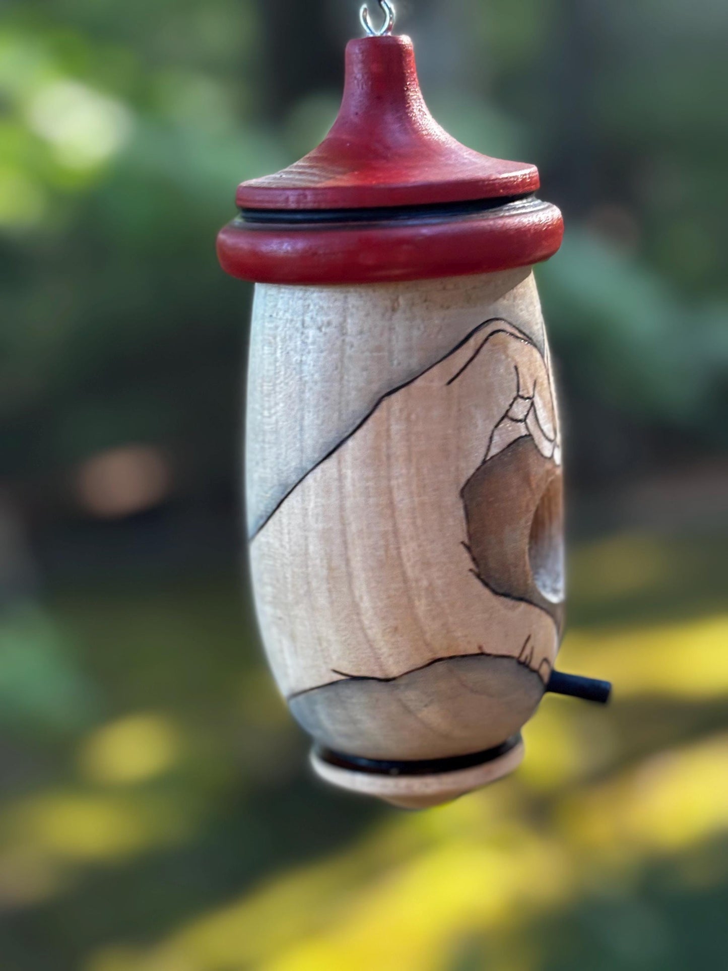 Hummingbird Birdhouse, Heart Hands, Handmade Garden Art, Gift for Swifties and Bird Lovers, Valentines For Someone who has Everything