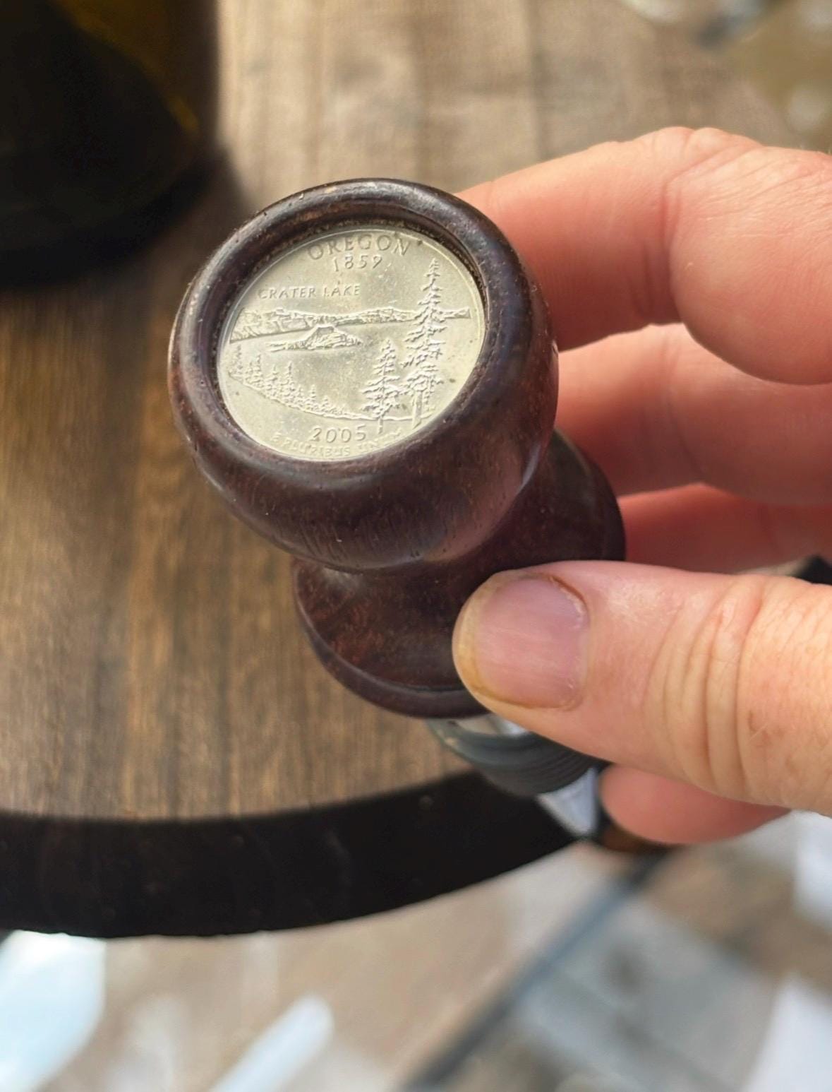 Oregon State Quarter Bottle Stoppers, Wine, Hostess, Wedding, Housewarming Gift