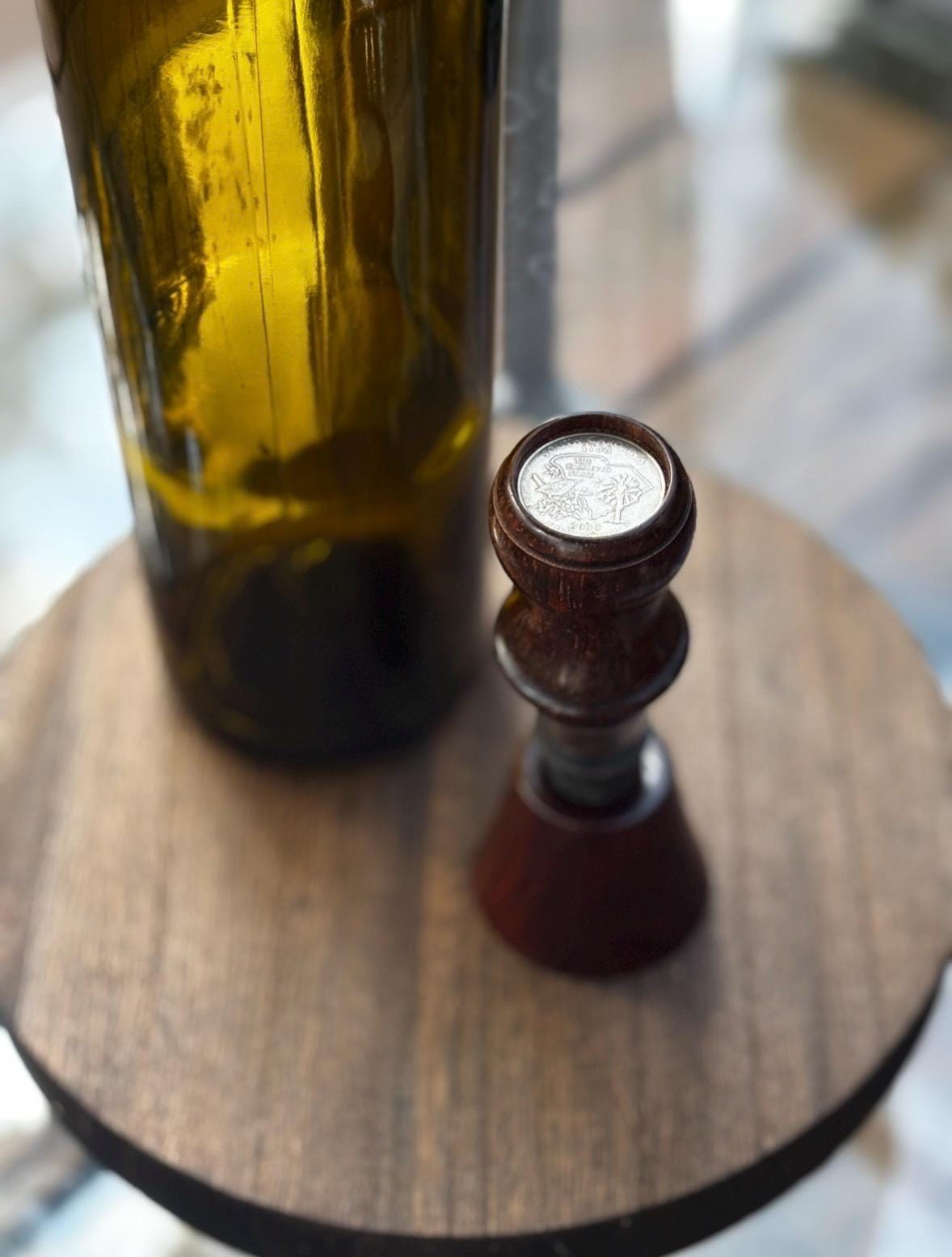 South Carolina State Quarter Bottle Stoppers, Wine, Hostess, Wedding, Housewarming Gift