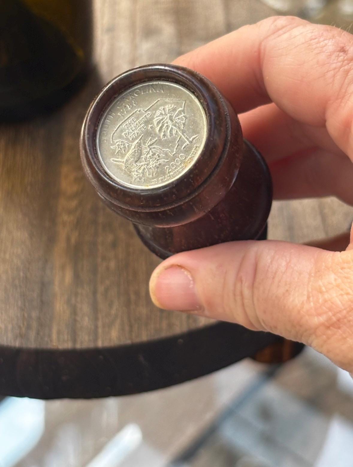 South Carolina State Quarter Bottle Stoppers, Wine, Hostess, Wedding, Housewarming Gift