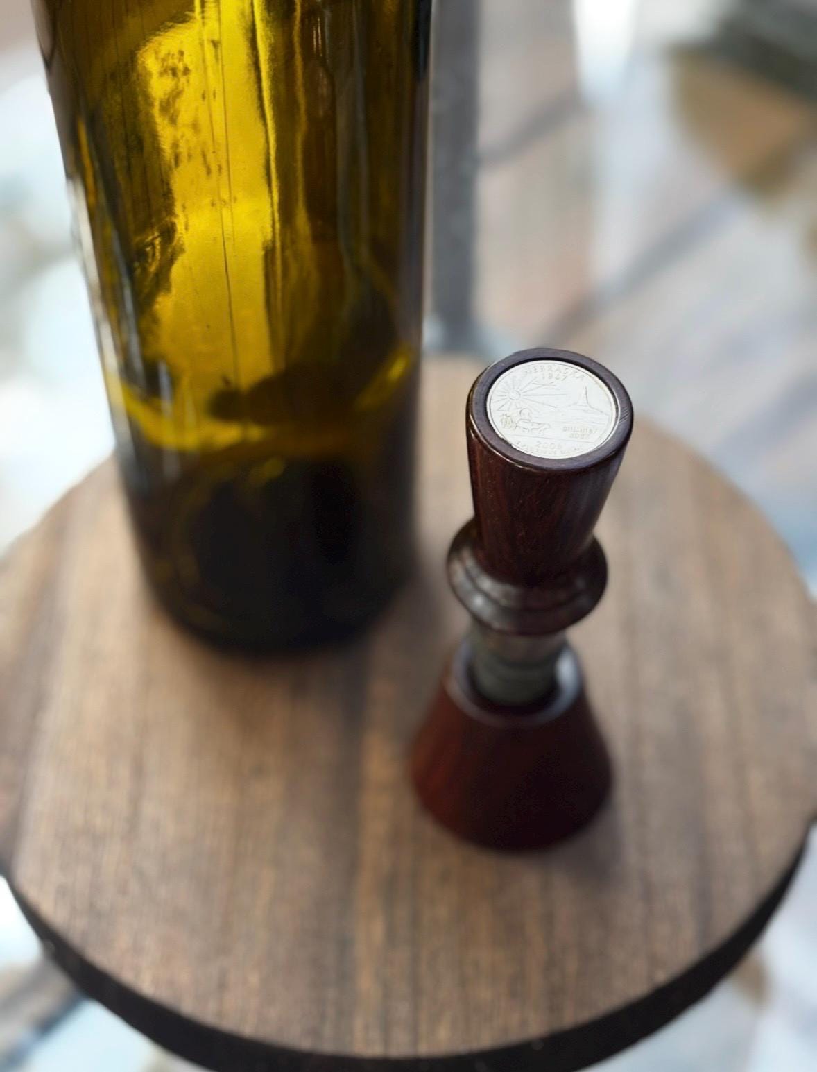 Nebraska State Quarter Bottle Stoppers, Wine, Hostess, Wedding, Housewarming Gift