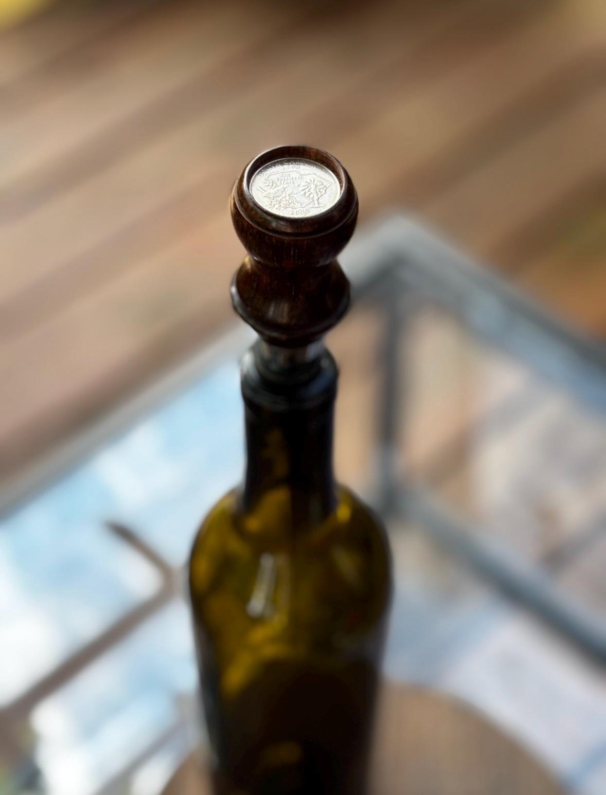 South Carolina State Quarter Bottle Stoppers, Wine, Hostess, Wedding, Housewarming Gift