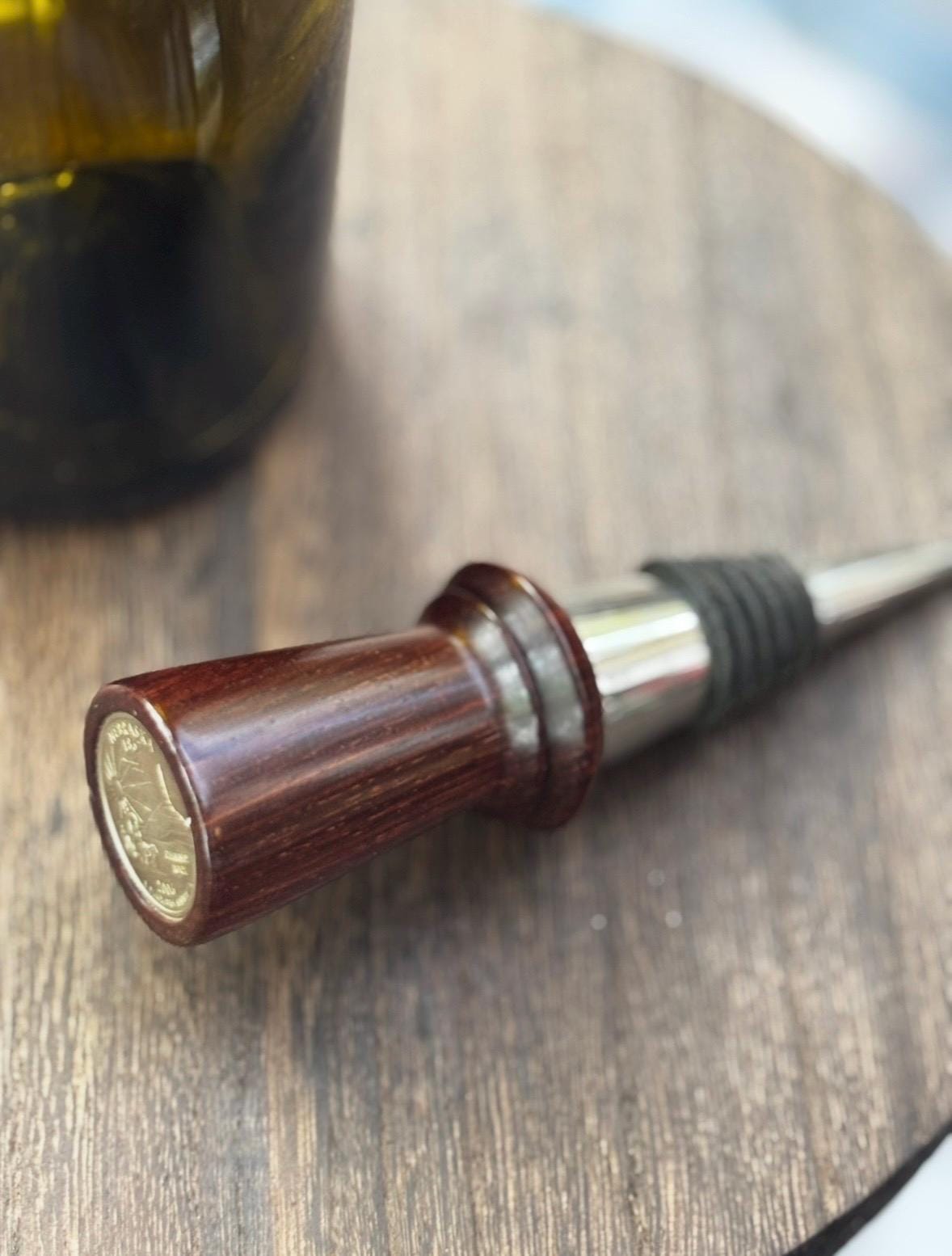 Nebraska State Quarter Bottle Stoppers, Wine, Hostess, Wedding, Housewarming Gift