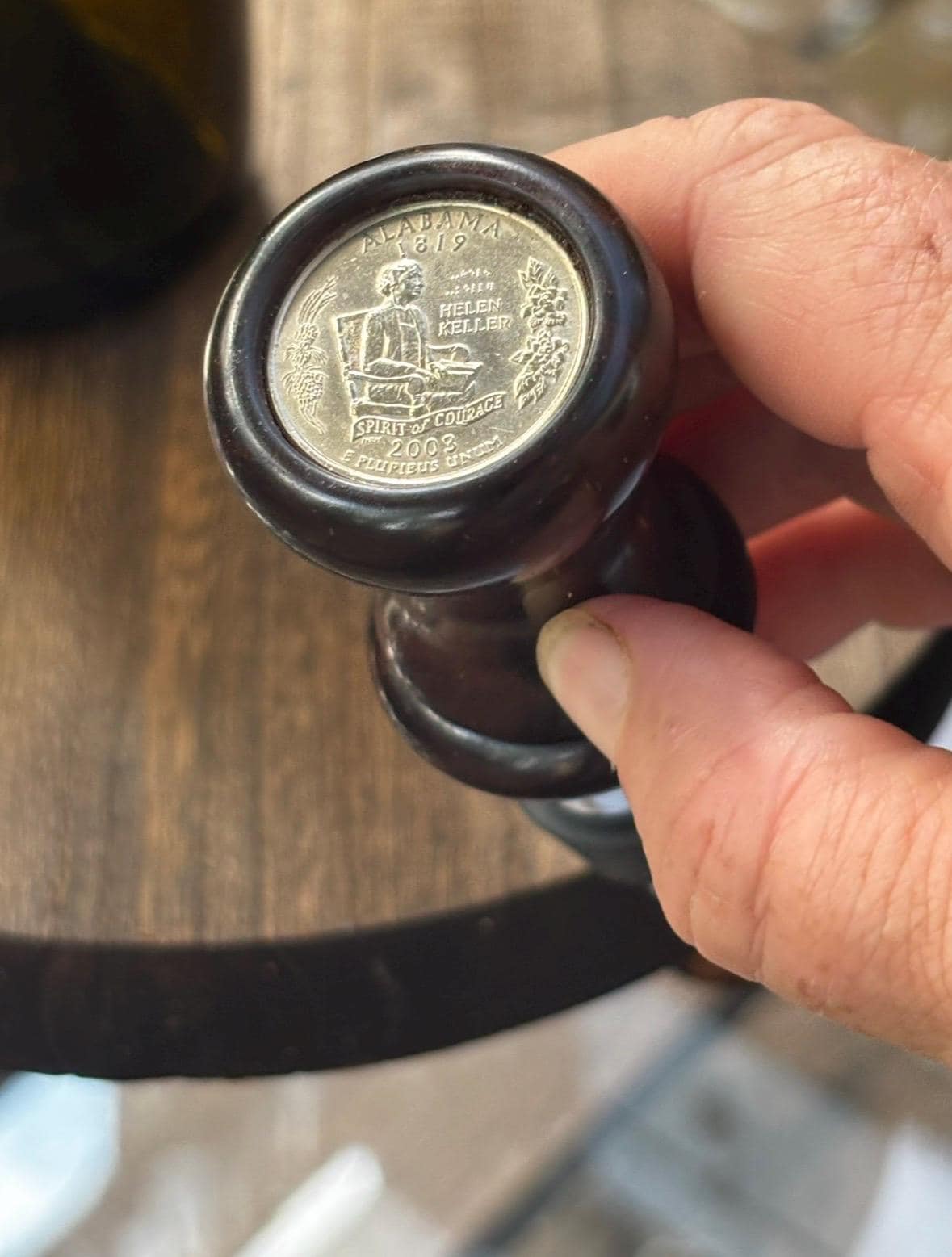 Alabama State Quarter Bottle Stoppers, Wine, Hostess, Wedding, Housewarming Gift