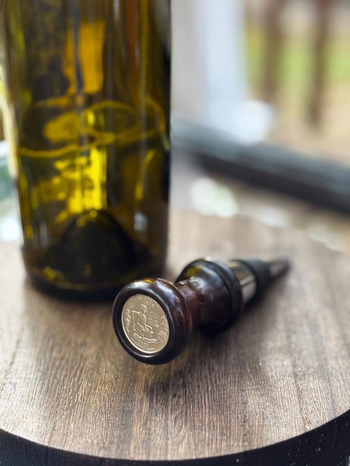 Alabama State Quarter Bottle Stoppers, Wine, Hostess, Wedding, Housewarming Gift