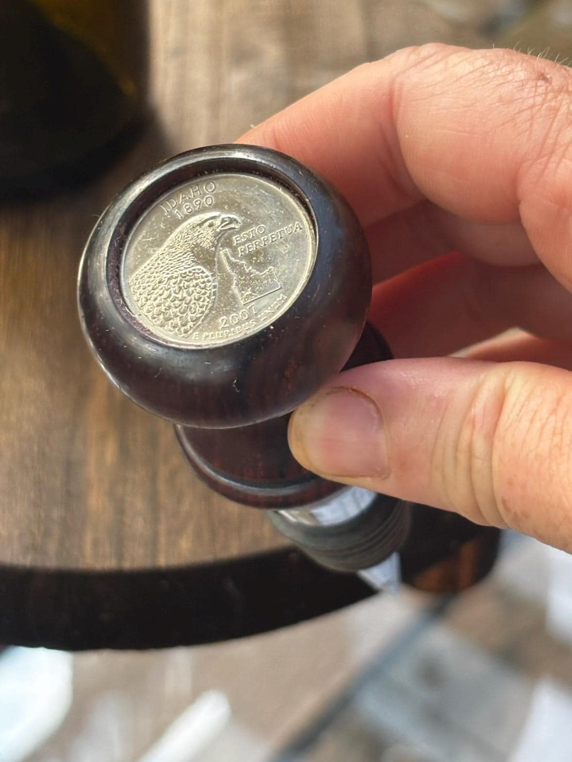 Idaho State Quarter Bottle Stoppers, Wine, Hostess, Wedding, Housewarming Gift